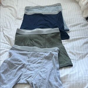 Set of 4 - George Men's Dark Blue Boxer Briefs